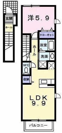 ミッテ・タカラＢの物件間取画像